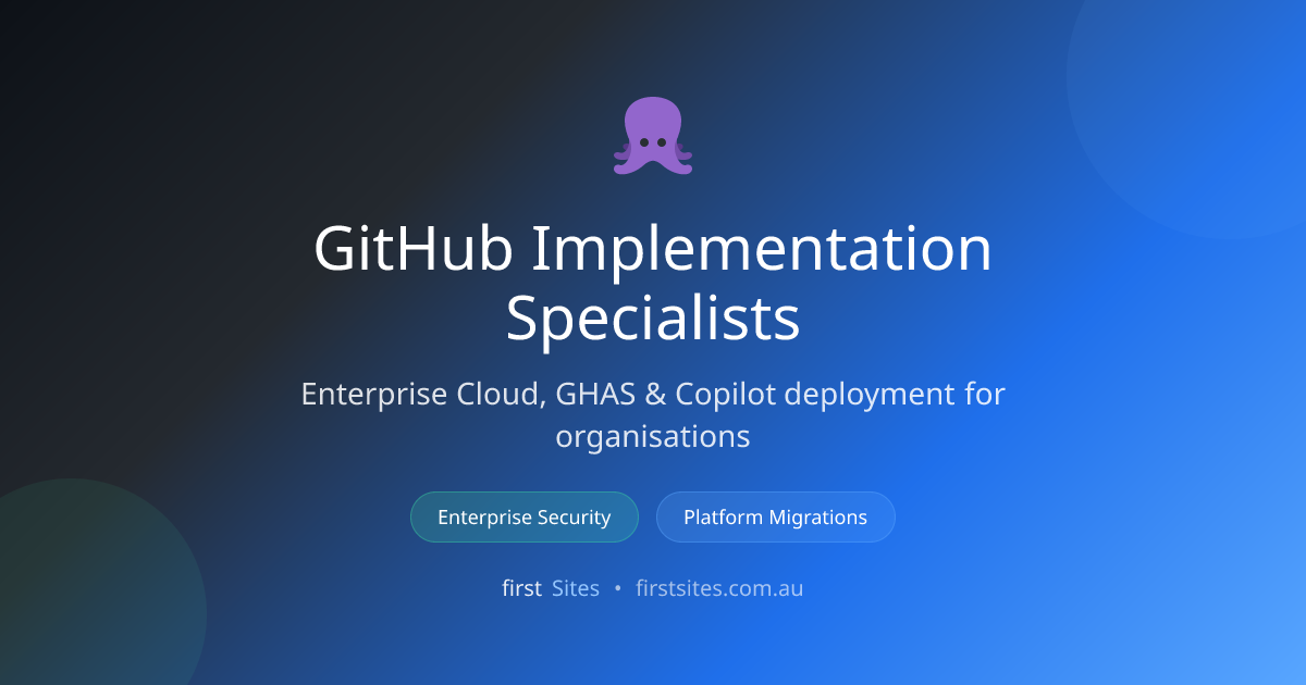 GitHub Implementation Specialists & Services | Enterprise Cloud, GHAS ...